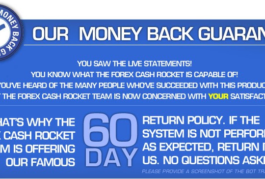 Forex Cash Rocket Robot